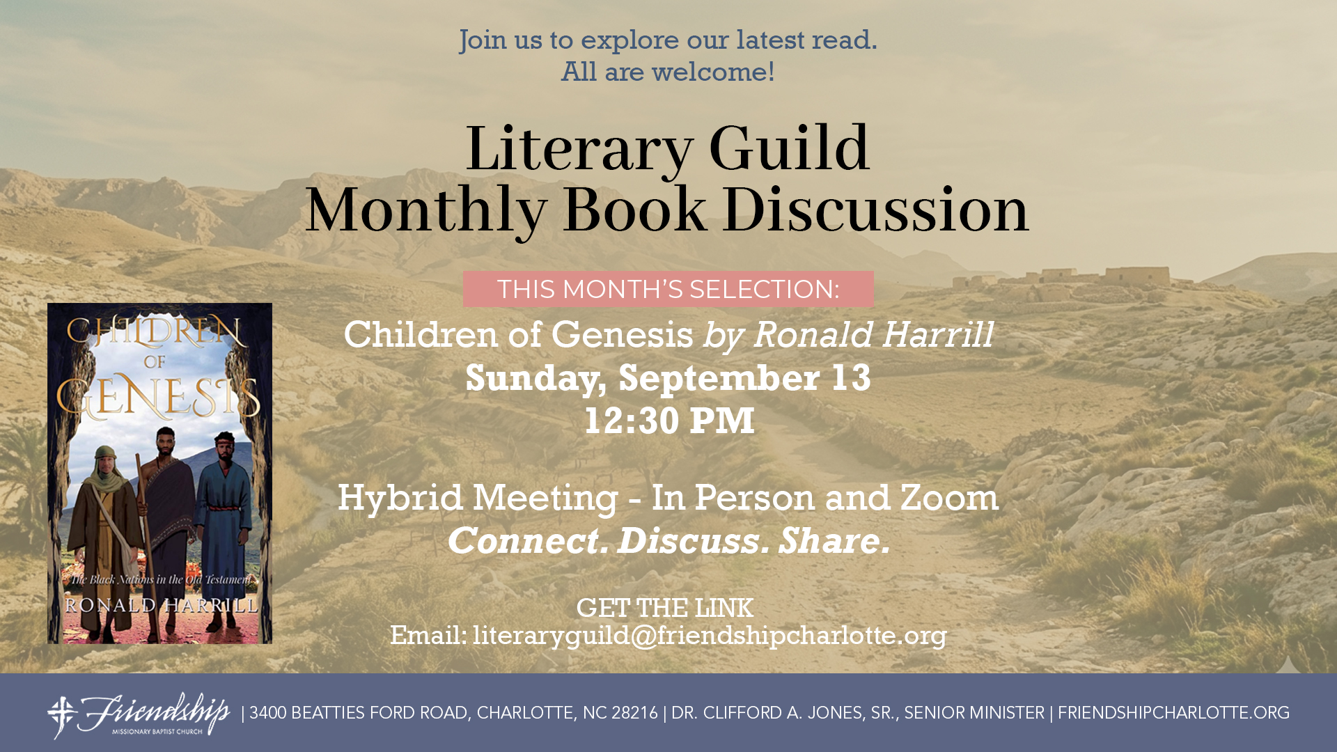 Literary Guild September Discussion